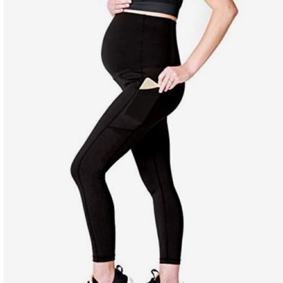 Movemama Maternity to Postpartum Leggings with Pockets Multiple Sizes Available - Picture 5 of 6